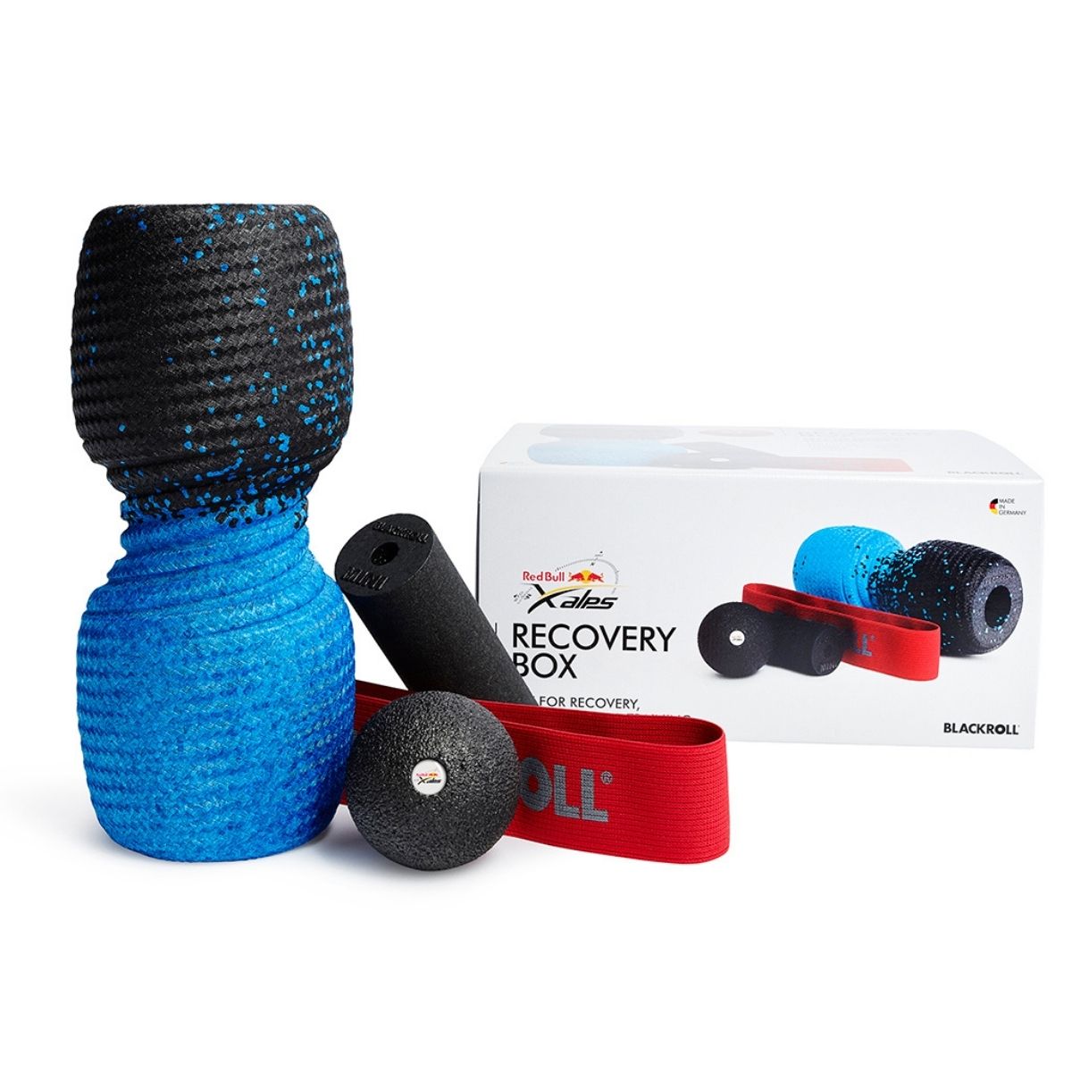 Set automassaggio recupero muscolare BLACKROLL® RECOVERY BOX RED BULL X-ALPS
